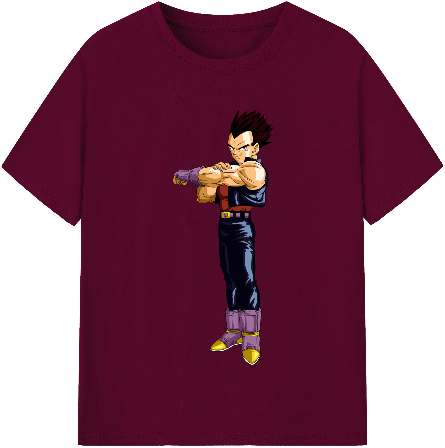 （画像用） ドラゴンボール ベジータ四世（Bejīta Yonsei）DRAGON BALL Vegeta IV レディースカジュアルプリントTシャツ（綿100％）